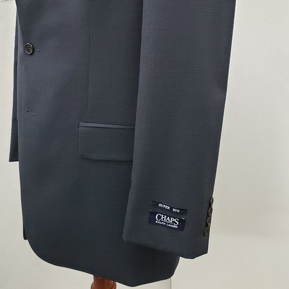 Chaps Ralph Lauren Super 90's Blue Suit